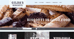 Desktop Screenshot of gildasbiscotti.com